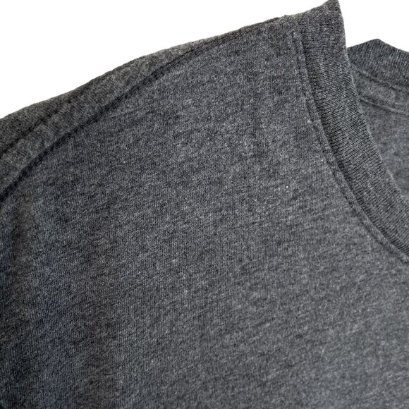 Everlane Uniform Heathered Grey Crew Tee, L - Picture 5 of 8